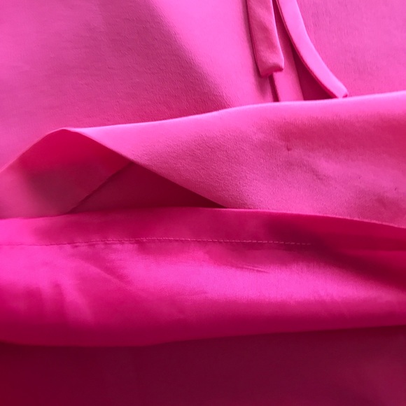 Kate Spade Silk Sleeveless Bow Detail Top Pink Sz XS - Picture 4 of 5